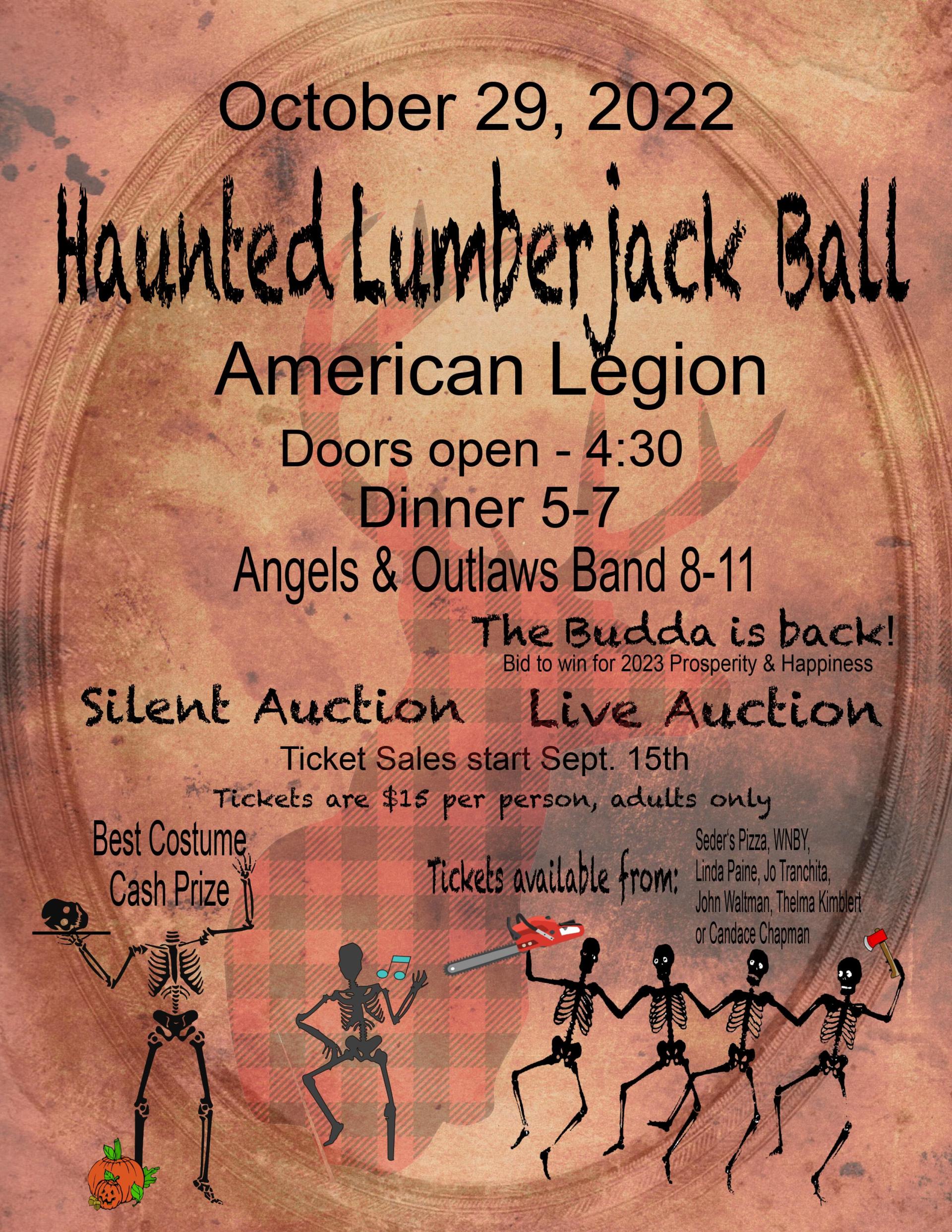 Haunted Lumberjack Ball Poster