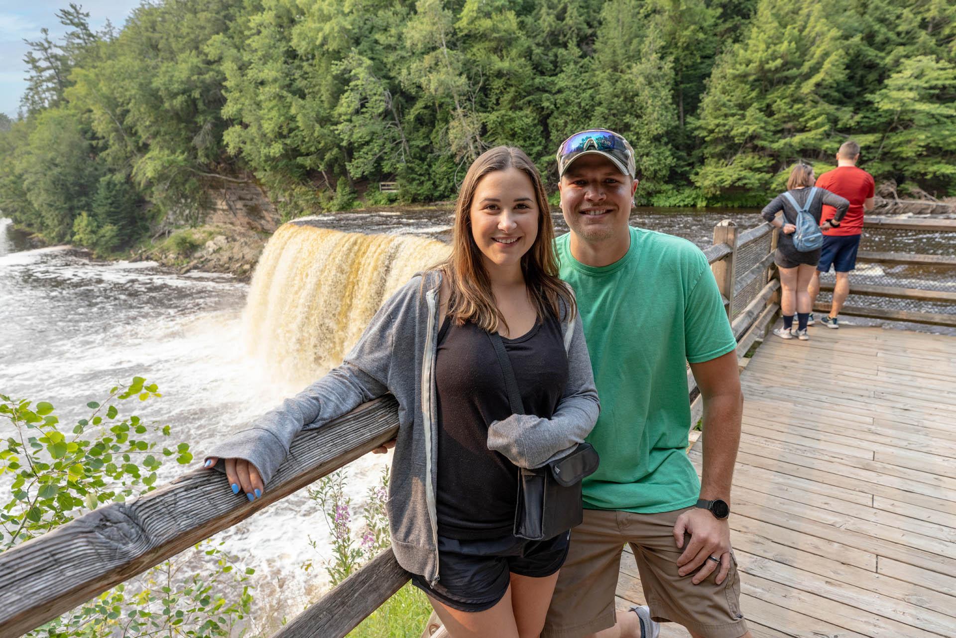 Upper Tahquamenon Falls.