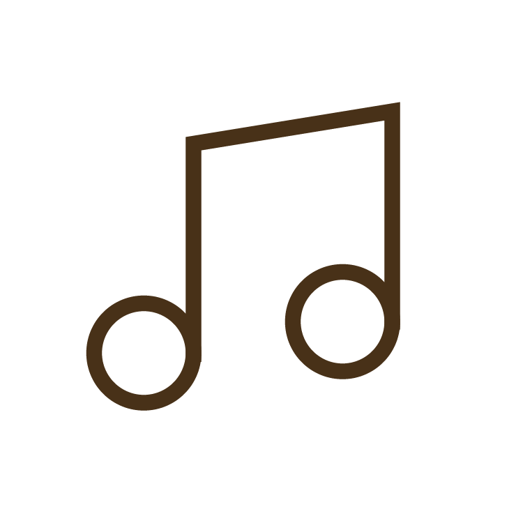 icon of a music note
